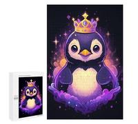 1000 PCS Puzzle Per Adolescenti Penguin Space King Puzzle Per Adulti, Gioco Rompicapo, Gara Di Velocità Manuale, Impegnativo Da Completare 1000 PCS