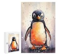 1000 PCS Puzzle Per Adolescenti Penguin Watercolor Puzzle Per Adulti Assemblaggio Del Modello Aiuta L'esercizio Del Cervello Giochi Stimolanti 1000 PCS