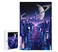 1000 PCS Puzzle Per Adolescenti Phantom Night City Puzzle Per Adolescenti Gioco Rompicapo Migliora La Memoria Regali Di Natale Compleanno 1000 PCS