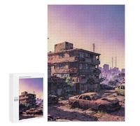 1000 PCS Puzzle Per Adolescenti Post-Apocalyptic Cityscape Puzzle Per Adolescenti Gioco Rompicapo Migliora La Memoria Regali Di Natale Compleanno 1000 PCS