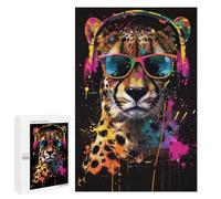 1000 PCS Puzzle Per Adolescenti Puzzle Cheetah Colorful Puzzle Per Adulti Gioco Pratico Assemblaggio Del Modello Regali Unici Per Compleanno E Natale 1000 PCS
