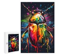 1000 PCS Puzzle Per Adolescenti Puzzle Colorful Bug With Drips Puzzle Per Adulti Gioco Pratico Assemblaggio Del Modello Regali Unici Per Compleanno E Natale 1000 PCS