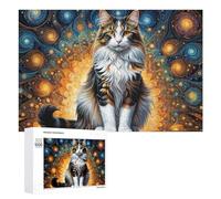 1000 PCS Puzzle Per Adolescenti Puzzle Cosmic Cat Aurora Puzzle Per Adulti Gioco Pratico Assemblaggio Del Modello Regali Unici Per Compleanno E Natale 1000 PCS
