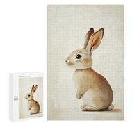 1000 PCS Puzzle Per Adolescenti Puzzle Cute Rabbit Bunny Nursery Puzzle Per Adulti Gioco Rompicapo Ma Divertente E Umoristico Aiuta L'esercizio Del Cervello 1000 PCS