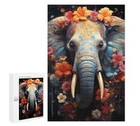 1000 PCS Puzzle Per Adolescenti Puzzle Elephant Portrait Puzzle Per Adulti Gioco Pratico Assemblaggio Del Modello Regali Unici Per Compleanno E Natale 1000 PCS