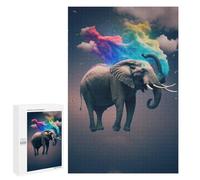 1000 PCS Puzzle Per Adolescenti Puzzle Elephants Flying Puzzle Per Adulti Gioco Rompicapo Ma Divertente E Umoristico Aiuta L'esercizio Del Cervello 1000 PCS