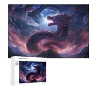 1000 PCS Puzzle Per Adolescenti Puzzle Galactic Dragon Ascension Puzzle Per Adulti Gioco Pratico Assemblaggio Del Modello Regali Unici Per Compleanno E Natale 1000 PCS