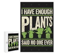 1000 PCS Puzzle Per Adolescenti Puzzle I Have Enough Plants Puzzle Per Adulti Gioco Rompicapo Ma Divertente E Umoristico Aiuta L'esercizio Del Cervello 1000 PCS
