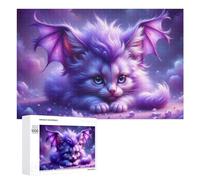 1000 PCS Puzzle Per Adolescenti Puzzle Magical Fantasy Kitten Puzzle Per Adulti Gioco Pratico Assemblaggio Del Modello Regali Unici Per Compleanno E Natale 1000 PCS