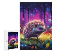 1000 PCS Puzzle Per Adolescenti Puzzle Magical Forest Hedgehog Puzzle Per Adulti Gioco Rompicapo Ma Divertente E Umoristico Aiuta L'esercizio Del Cervello 1000 PCS