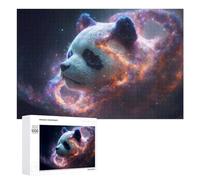 1000 PCS Puzzle Per Adolescenti Puzzle Panda in Space Nebula Puzzle Per Adulti Gioco Rompicapo Ma Divertente E Umoristico Aiuta L'esercizio Del Cervello 1000 PCS