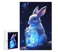 1000 PCS Puzzle Per Adolescenti Rabbit with Magic Jar Puzzle Per Adulti Gioco Pratico Corsa Di Velocità Delle Mani Divertimento Attività A Casa, 1000 PCS