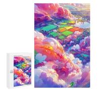 1000 PCS Puzzle Per Adolescenti Rainbow Fields in The Sky Puzzle Fai Da Te Per Adulti, Giocattoli, Decorazioni Murali, Regali Per Tutta La Famiglia 1000 PCS