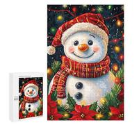 1000 PCS Puzzle Per Adolescenti Smiling Snowman Christmas Puzzle Per Adulti Gioco Pratico Assemblaggio Di Modelli Regali Unici Per Compleanno E Natale 1000 PCS