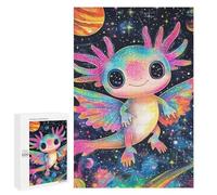 1000 PCS Puzzle Per Adolescenti Space Axolotl Fantasy Art Puzzle Per Adolescenti Difficili Ogni Pezzo È Unico - Regalo Di Compleanno, Regali, 1000 PCS