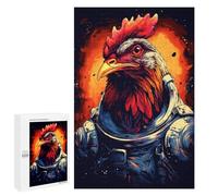 1000 PCS Puzzle Per Adolescenti Space Chicken Suit Puzzle Per Adulti Puzzle Difficile Sfida Attività Divertenti A Casa Ottimo Regalo Per I Giocatori 1000 PCS