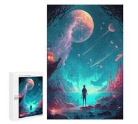 1000 PCS Puzzle Per Adolescenti Space Explorer's Journey -9 Puzzle Per Adulti, Gioco Rompicapo, Gara Di Velocità Manuale, Impegnativo Da Completare 1000 PCS