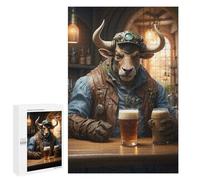 1000 PCS Puzzle Per Adolescenti Steampunk Craft Beer Ox Puzzle Per Adolescenti Migliora La Memoria Sfida Da Completare Giocattoli Educativi Per L'apprendimento 1000 PCS