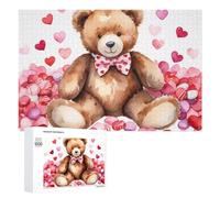 1000 PCS Puzzle Per Adolescenti Teddy Bear Valentine's Day Puzzle Fai Da Te Per Adulti, Giocattoli, Decorazioni Murali, Regali Per Tutta La Famiglia 1000 PCS