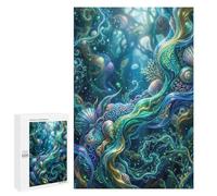 1000 PCS Puzzle Per Adolescenti Underwater Fantasy World Puzzle Per Adolescenti Gioco Rompicapo Migliora La Memoria Regali Di Natale Compleanno 1000 PCS