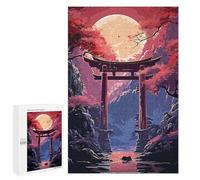 1000 PCS Puzzle Per Adolescenti Vintage Torii Puzzle Per Adulti Gioco Pratico Regalo Per Donne Aiuta L'esercizio Del Cervello 1000 PCS