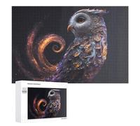 1000 PCS Puzzle Per Adolescenti Whimsical Owl Artwork Puzzle Per Adolescenti Gioco Rompicapo Migliora La Memoria Regali Di Natale Compleanno 1000 PCS