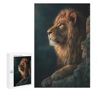1000 PCS Puzzle Per Adolescenti Wild Lion Majesty Puzzle Per Adolescenti Migliora La Memoria Sfida Da Completare Giocattoli Educativi Per L'apprendimento 1000 PCS