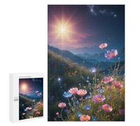 1000 PCS Puzzle Per Adolescenti Wildflowers in Bloom Puzzle Per Adulti, Gioco Rompicapo, Gara Di Velocità Manuale, Impegnativo Da Completare 1000 PCS