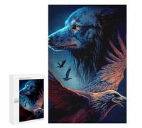 1000 PCS Puzzle Per Adolescenti Wolf And Eagle Puzzle Per Adolescenti Difficili Ogni Pezzo È Unico - Regalo Di Compleanno, Regali, 1000 PCS