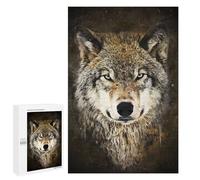 1000 PCS Puzzle Per Adolescenti Wolf Watercolors Puzzle Per Adulti Gioco Pratico Corsa Di Velocità Delle Mani Divertimento Attività A Casa, 1000 PCS
