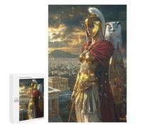 1000 PCS Puzzle Per Adulti Athena, Goddess of Wisdom And War - Guardian of Ancient Power Puzzle Per Adulti Giocattolo Decorazione Da Parete Ma Divertente E Umoristico Interazione Genitore-figlio 1000
