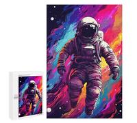 1000 PCS Puzzle Per Adulti Cosmic Astronaut Adventure-3 Puzzle Per Adolescenti Difficile Difficile Ogni Pezzo È Unico - Gioco Divertente E Stimolante Per Tutta La Famiglia 1000 PCS