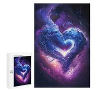 1000 PCS Puzzle Per Adulti Cosmic Heart Art Print Puzzle Per Adolescenti Difficile Difficile Ogni Pezzo È Unico - Gioco Divertente E Stimolante Per Tutta La Famiglia 1000 PCS