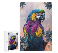 1000 PCS Puzzle Per Adulti E Adolescenti Colorful Parrot in Low Poly Style Puzzle Per Adulti Giochi Per Famiglie Taglio Di Precisione Regali Unici Per Compleanno E Natale 1000 PCS
