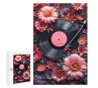 1000 PCS Puzzle Per Adulti E Adolescenti Floral Vinyl Melodies Puzzle Gioco Pratico Corsa Di Velocità Manuale Regali Unici Per Compleanno E Natale 1000 PCS