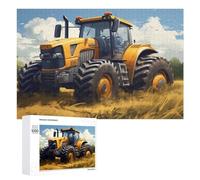 1000 PCS Puzzle Per Adulti E Adolescenti Golden Harvest Tractor in Action Puzzle Per Adulti Giochi Per Famiglie Quadri Da Parete Ideali Come Regalo 1000 PCS