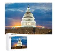1000 PCS Puzzle Per Adulti E Adolescenti United States Capitol Building Puzzle Per Adulti Giochi Per Famiglie Quadri Da Parete Ideali Come Regalo 1000 PCS