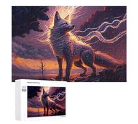 1000 PCS Puzzle Per Adulti Electric Fox Nature's Power Unleashed Puzzle Per Adulti Gioco Rompicapo Migliora La Memoria Regali Di Compleanno E Unici 1000 PCS