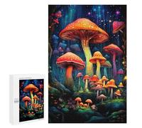 1000 PCS Puzzle Per Adulti Enchanted Mushroom Forest-1 Puzzle Per Adolescenti, Corsa Di Velocità Manuale, Difficile E Stimolante, Regali Di Natale E Compleanno 1000 PCS