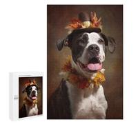 1000 PCS Puzzle Per Adulti Fall Dog Portrait Puzzle Per Adolescenti, Passatempo Per Le Vacanze A Casa, Impegnativi Da Completare, Gioco Educativo Per Famiglie 1000 PCS