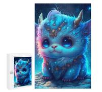 1000 PCS Puzzle Per Adulti Fantasy Cute Baby Dragon Art Print Puzzle Per Adolescenti Difficile Difficile Ogni Pezzo È Unico - Gioco Divertente E Stimolante Per Tutta La Famiglia 1000 PCS