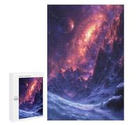 1000 PCS Puzzle Per Adulti Galactic Mountain Range -3 Puzzle Per Adolescenti, Passatempo Per Le Vacanze A Casa, Impegnativi Da Completare, Gioco Educativo Per Famiglie 1000 PCS