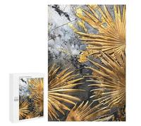 1000 PCS Puzzle Per Adulti Golden Palm Leaf Splendor Puzzle Per Adolescenti, Passatempo Per Le Vacanze A Casa, Impegnativi Da Completare, Gioco Educativo Per Famiglie 1000 PCS