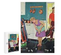 1000 PCS Puzzle per Adulti Golf in The Kitchen Gioco Di Puzzle Famiglia Analisi E Logica Interazione Tra Genitori E Figli 1000 PCS