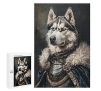 1000 PCS Puzzle Per Adulti Medieval Husky Armor Puzzle Per Adolescenti Taglio Di Precisione Interazione Genitore-figlio Regali Per La Riduzione Dello Stress 1000 PCS