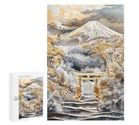 1000 PCS Puzzle Per Adulti Mount Fujis Golden Gateway Puzzle Per Adolescenti Difficile Difficile Ogni Pezzo È Unico - Gioco Divertente E Stimolante Per Tutta La Famiglia 1000 PCS