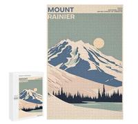1000 PCS Puzzle Per Adulti Mount Rainier National Par Puzzle Per Adolescenti: Migliora La Memoria. Ogni Pezzo È Unico - Giocattoli E Giochi Educativi 1000 PCS