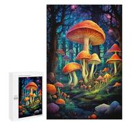 1000 PCS Puzzle Per Adulti Mystical Mushroom Forest Puzzle Per Adolescenti, Corsa Di Velocità Manuale, Difficile E Stimolante, Regali Di Natale E Compleanno 1000 PCS