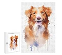 1000 PCS Puzzle Per Adulti Nova Scotia Duck Retriever Puzzle Per Adulti Gioco Pratico Decorazione Da Parete Regali Di Compleanno E Unici 1000 PCS