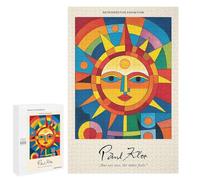 1000 PCS Puzzle Per Adulti Paul Klee Colorful Sun Puzzle Per Adolescenti Migliora La Memoria Difficile E Stimolante È Ideale Come Regalo 1000 PCS